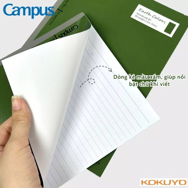 vở học sinh Campus Earth Colors