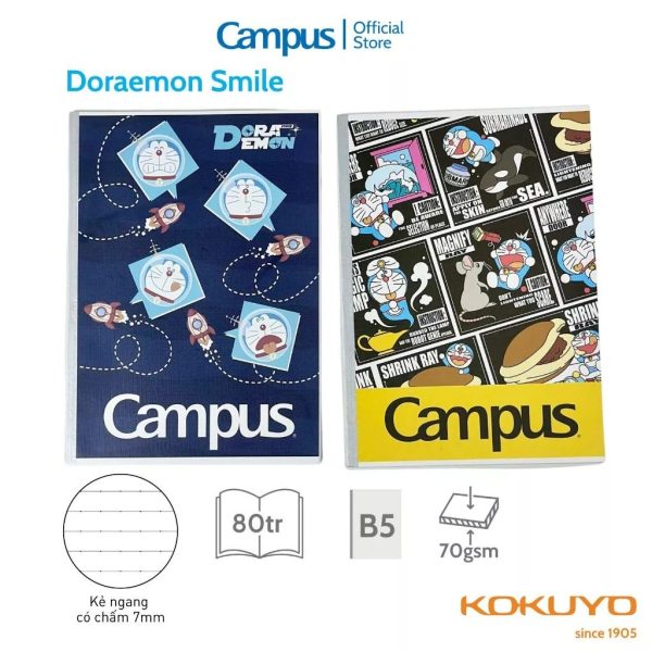vở Campus Doraemon Smile