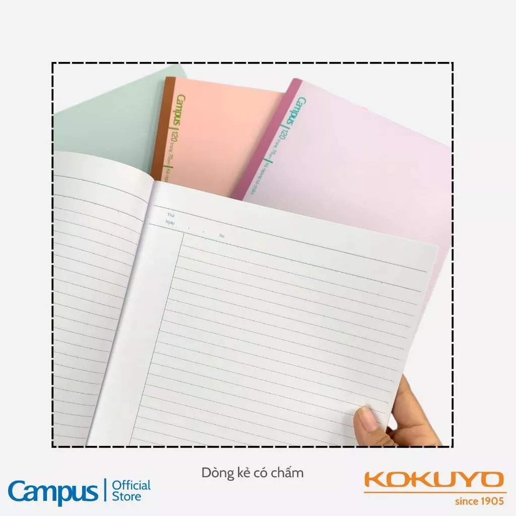 Vở Kusumi Campus cho học sinh sinh viên