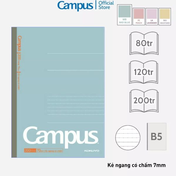 Vở Campus đẹp Kusumi