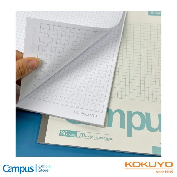 Vở 80 trang Campus basic caro