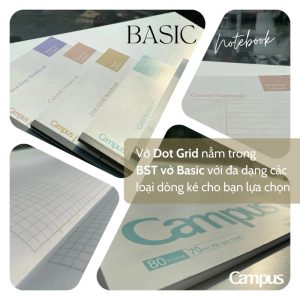 Vở chấm caro Campus basic