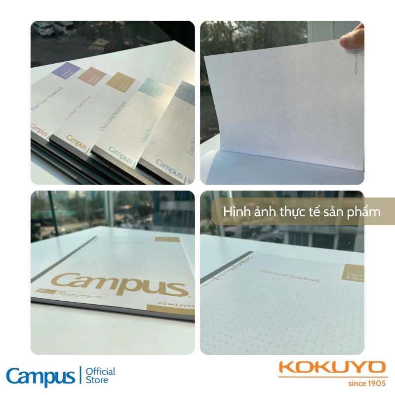 Vở 80 trang Campus Dot Grid