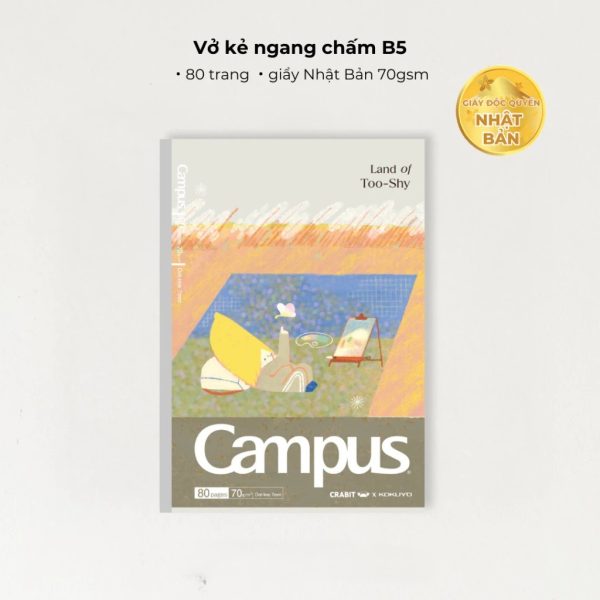 Mua vở Campus Land of Too-Shy có chấm