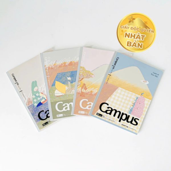 Vở kẻ ngang có chấm Land of Too-Shy Campus