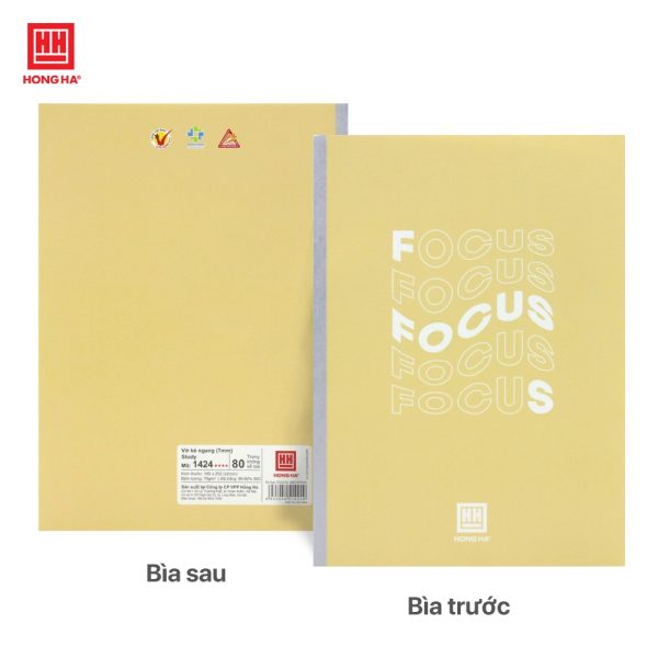 vở Study Status Hồng Hà 1424