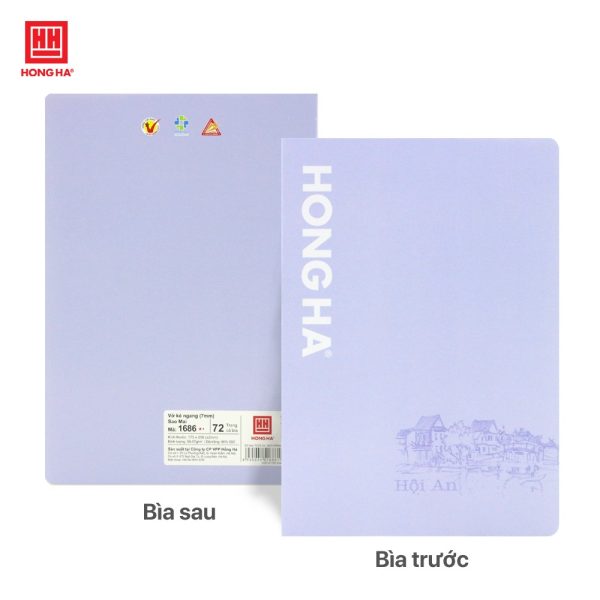 Vở kẻ ngang Hồng Hà 1686