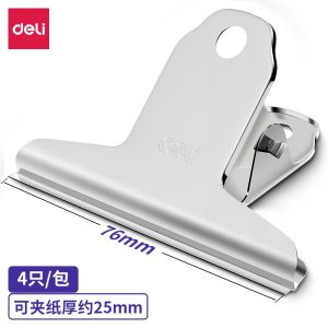 Kẹp inox 76mm Deli 9533