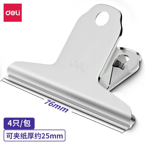 Kẹp inox 76mm Deli 9533