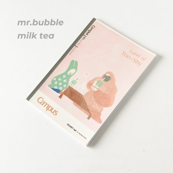 vở Campus thiết kế pastel đáng yêu Land of Too-Shy không chấm