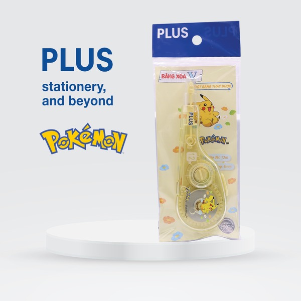 Băng xóa Plus Nhật Bản Pokémon 5mm x 12m