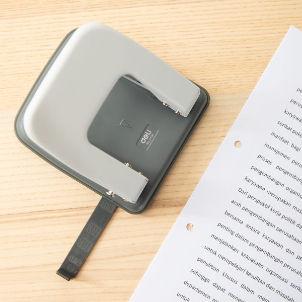 Máy đục lỗ Deli 35 tờ cho văn phòng và trường học E0104