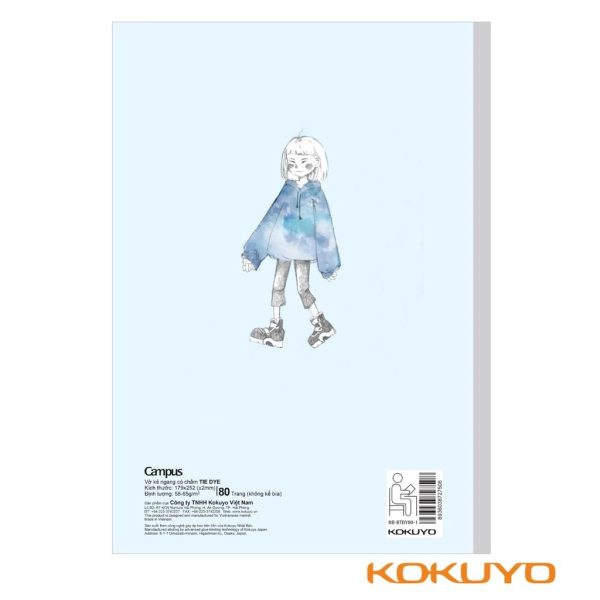 Vở Campus pastel Tie Dye