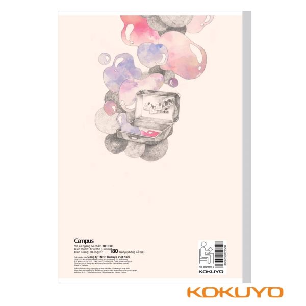 Vở học sinh Campus Nhật Bản Tie Dye