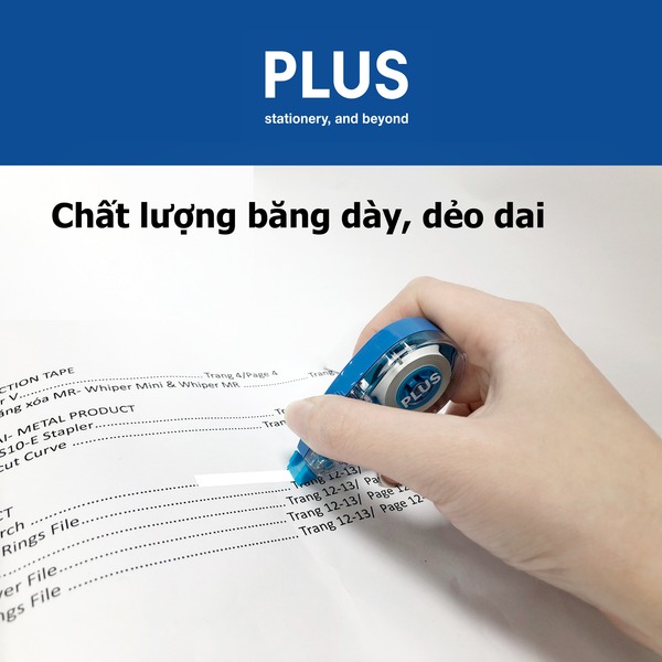 Băng Xóa PLUS Mini WHIPER Happy Color giá rẻ