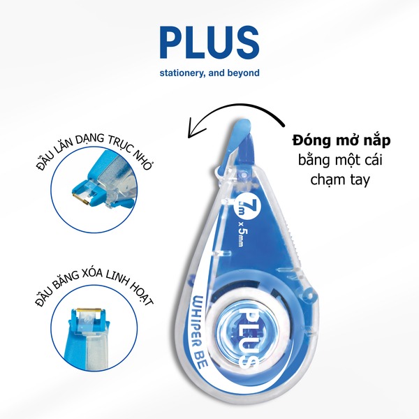 Băng xóa 5mm x 7m BE Happy Colour