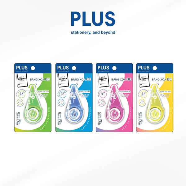 Băng Xóa PLUS BE Happy Colour