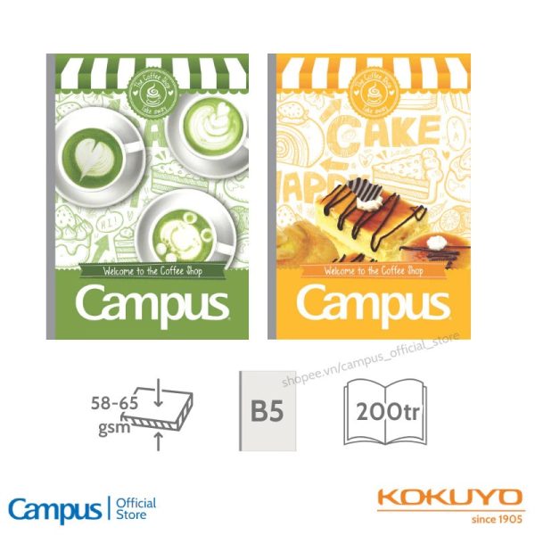 Vở học sinh Coffee Shop Campus