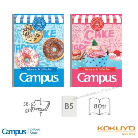 Vở Coffee Shop Campus