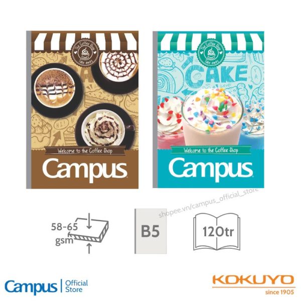 Vở ghi chép Campus Coffee Shop