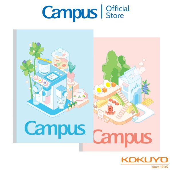 Vở kẻ ngang có chấm Isometric Campus