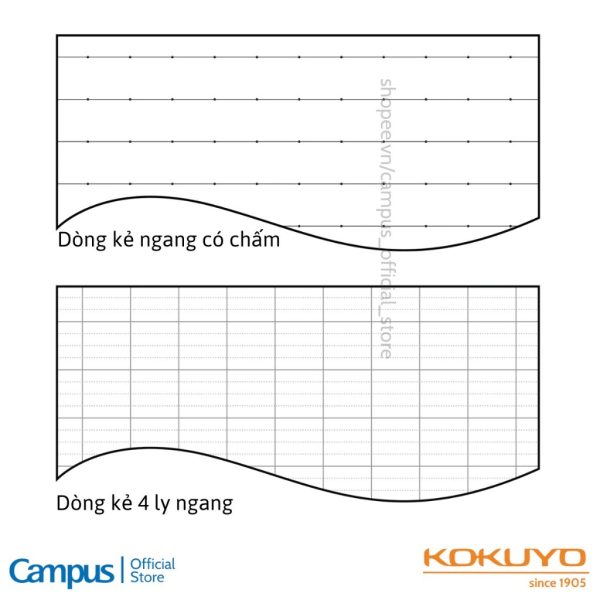 Vở Campus giấy mịn 70gsm Mode Kool