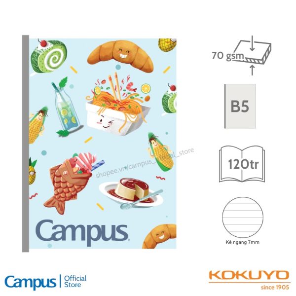 vở học sinh Campus Food2