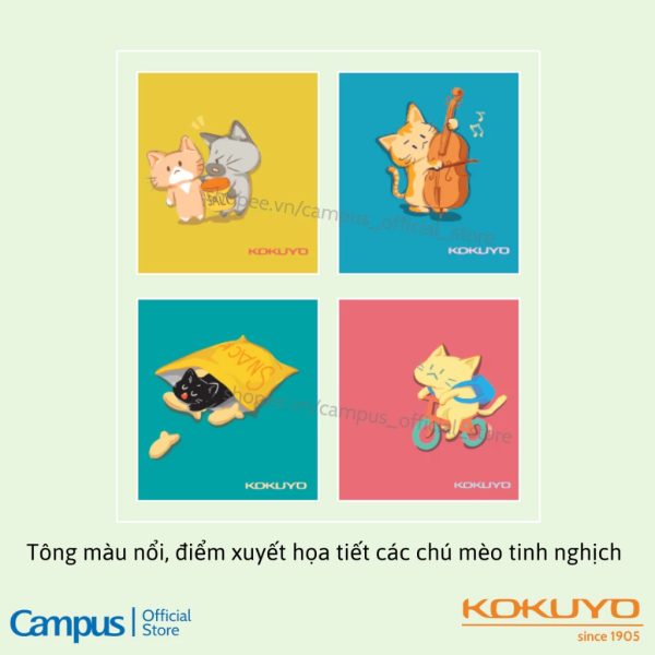 vở Campus Cat’s Daily Life