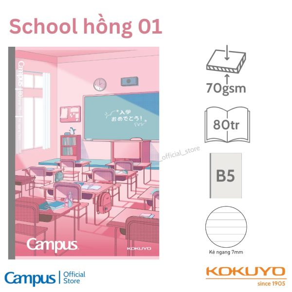 Vở Campus School 80 trang