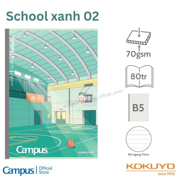 Vở Campus School 120 trang