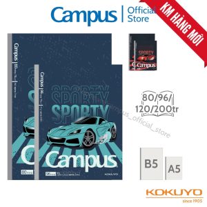 Vở kẻ ngang Sporty Car Campus