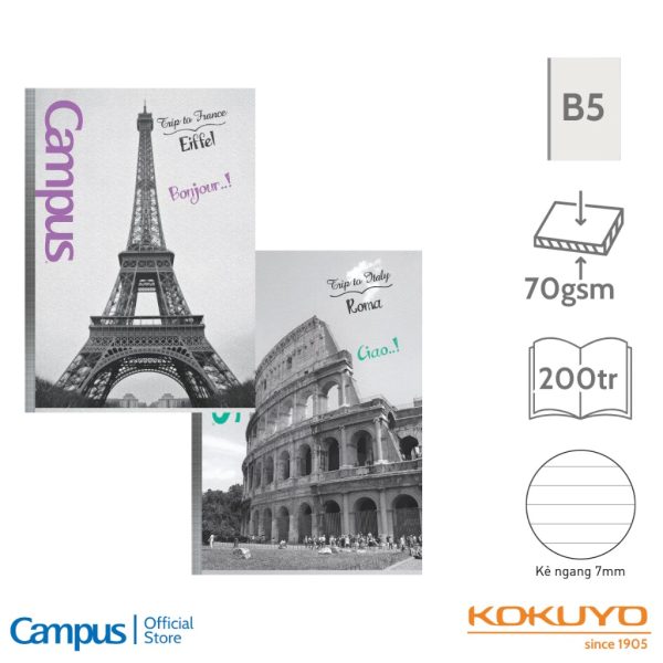 Vở Campus 70gsm Landscape