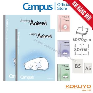 Vở kẻ ngang Sleeping Animal Campus