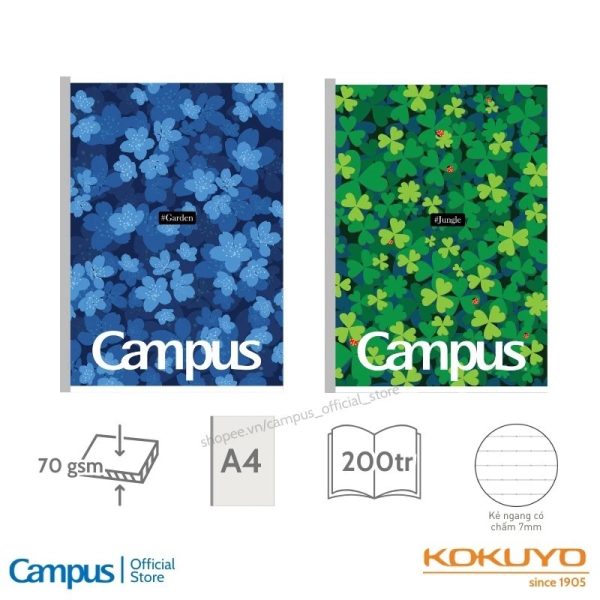 Vở Garden Jungle Campus