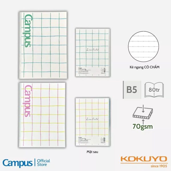 Vở Campus Line Field B5