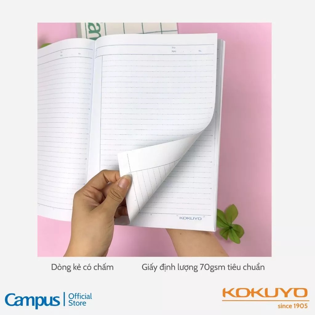 Vở học sinh cao cấp Kokuyo line field