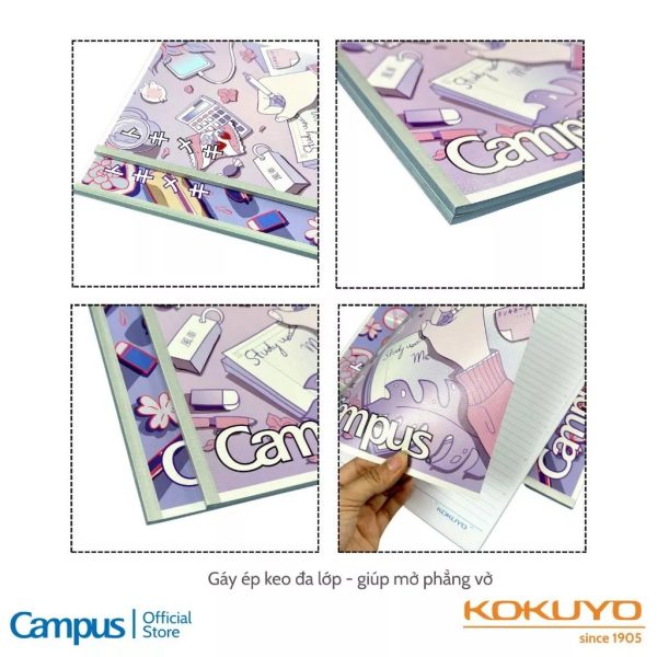 Vở văn phòng phẩm Campus Study With Me