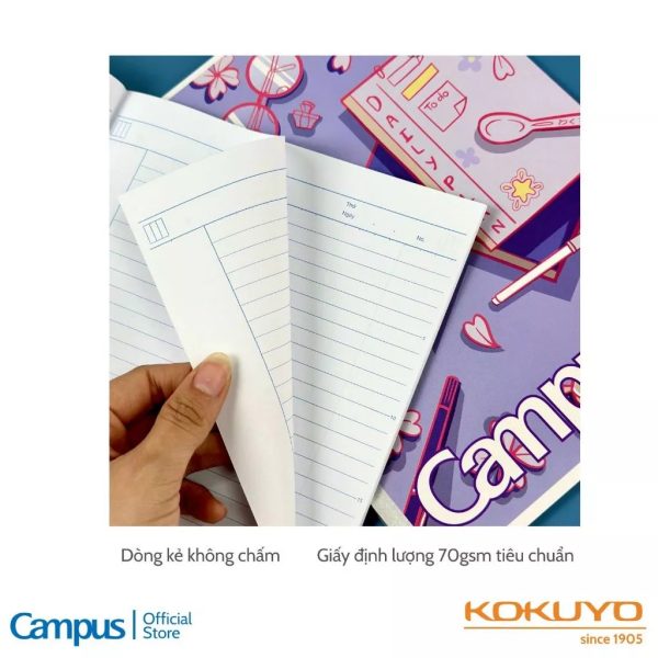 Vở sinh viên Campus Study With Me