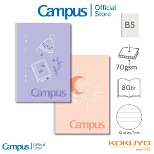 Vở kẻ ngang Muted Color Campus