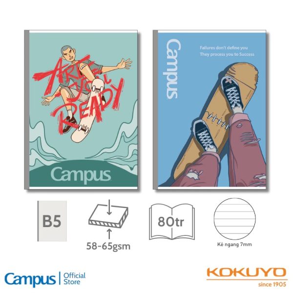 Vở kẻ ngang Motivation Campus