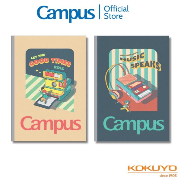 Vở kẻ ngang có chấm Retro Campus