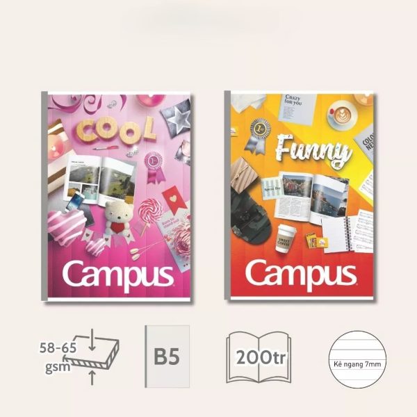 vở kẻ ngang Campus B5 Gift