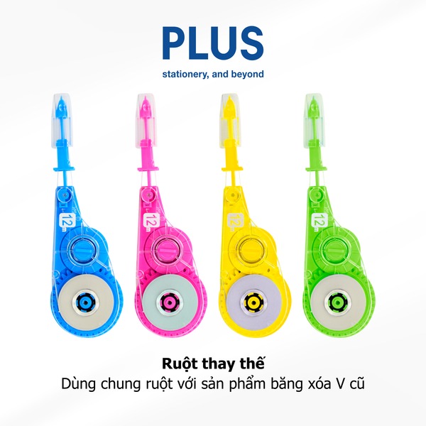 băng xóa Plus 5mm x 12m WH-V+ Mini Roller