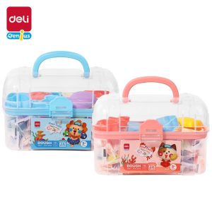 Hộp đồ chơi bột nặn màu lẫn Deli EY007