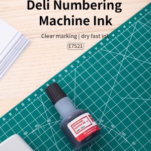 Mực dấu đen 40ml Deli E7521