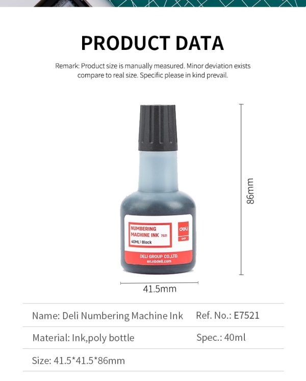 mua mực dấu đen Deli E7521 ở đâu