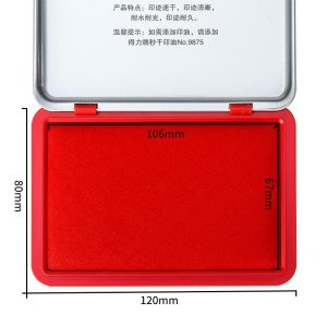 mực dấu đỏ Deli 9892