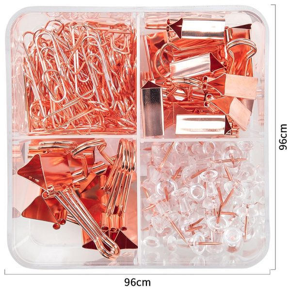 bộ ghim tài liệu Deli 78551