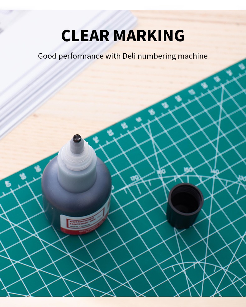 mực dấu đen Deli E7521 cho văn phòng – trường học