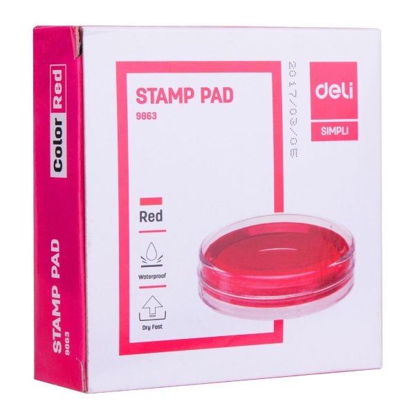 mua khay mực dấu đỏ Deli E9863 giá rẻ